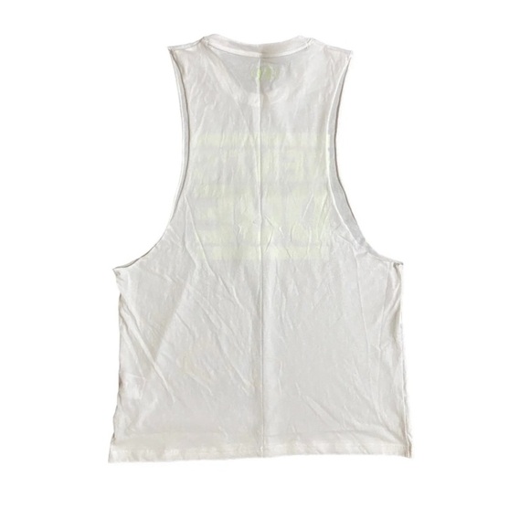 Under Armour Men's Large Project Rock Rents Due Tank Top Shirt White - Picture 3 of 5